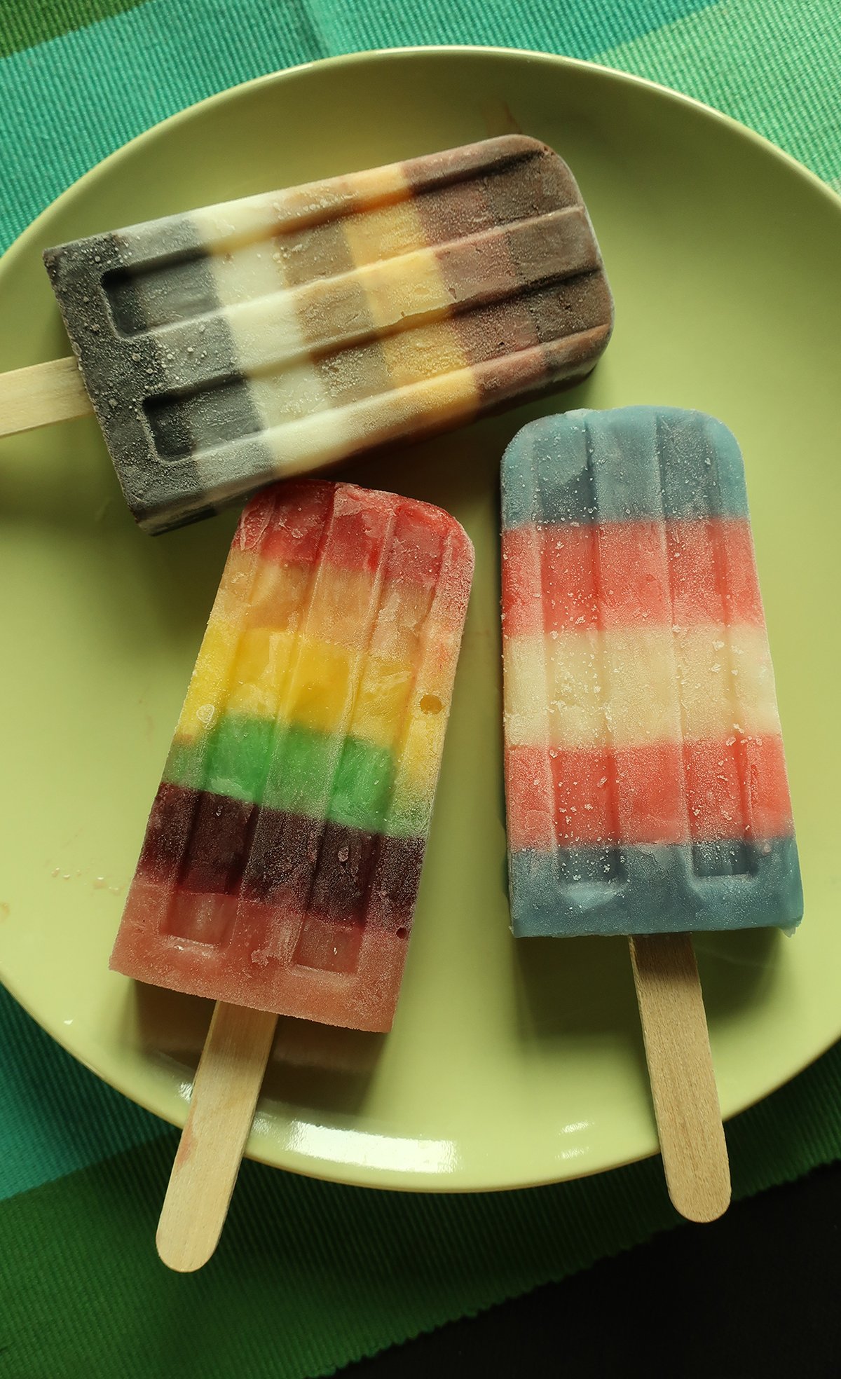 Pride Pops from top-Bear Pride Pop, Rainbow Pride Pop, and Transgender Pride Pop.